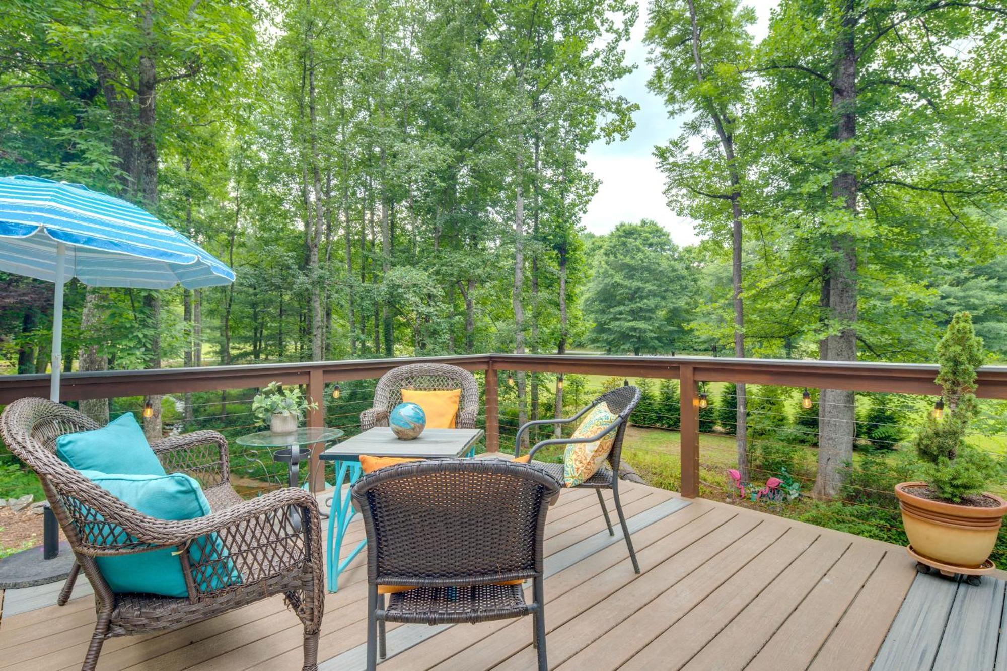 Creekside Hendersonville Haven Hot Tub And Fire Pit Kültér fotó