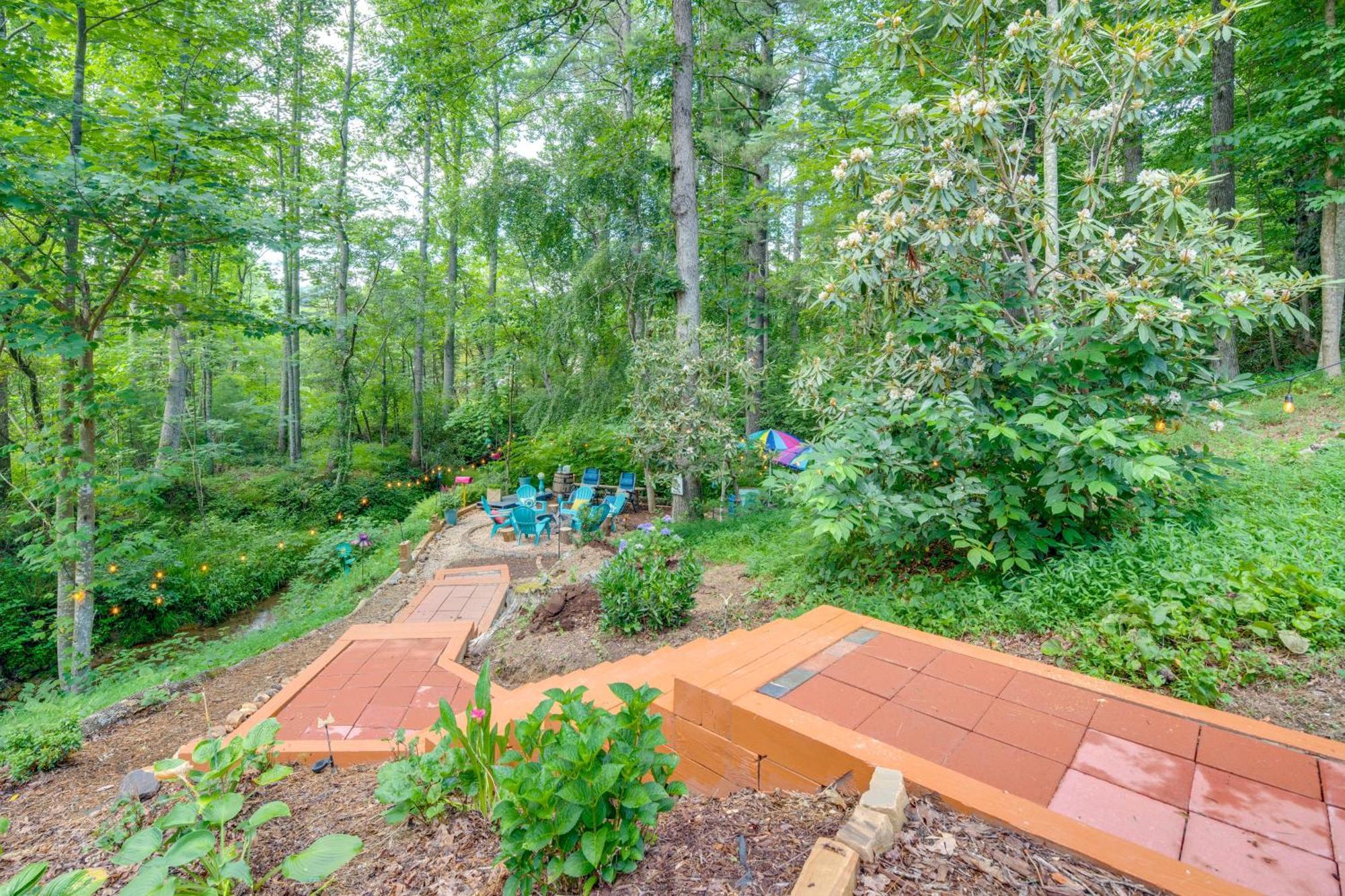 Creekside Hendersonville Haven Hot Tub And Fire Pit Kültér fotó