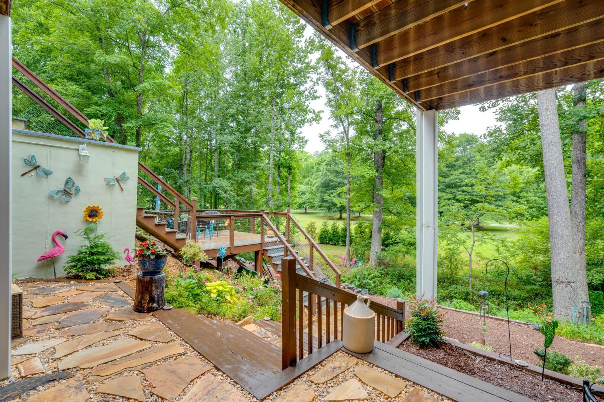Creekside Hendersonville Haven Hot Tub And Fire Pit Kültér fotó